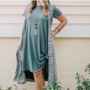 NEW•L•GO TO STYLE STAPLE LONGLINE SWEATER VEST☕️